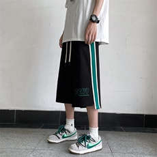 夏季新款宽松休闲运动七分短裤男大码针织卫裤3652-P48，男装牛仔裤，电商C305A
