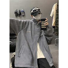 重磅！麂皮绒复合夹克飞机扣外套CP43-特P60控价：108，男装夹克，电商B371
