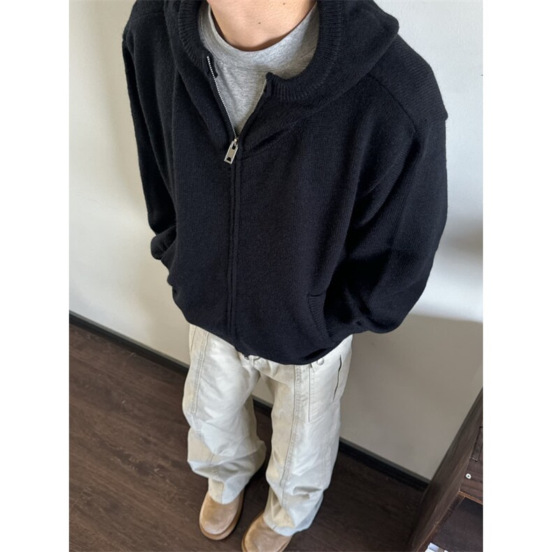 潮流流行原宿ins时尚文艺气质日系慵懒简约开衫毛衣MY5621,男装针织衫/毛衣,星座516A