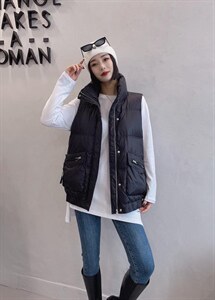 2021冬季新款90绒马甲图片