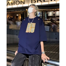 纯棉刺绣包边男休闲圆领短袖T恤T3047P35，男装T恤，星座1116-2