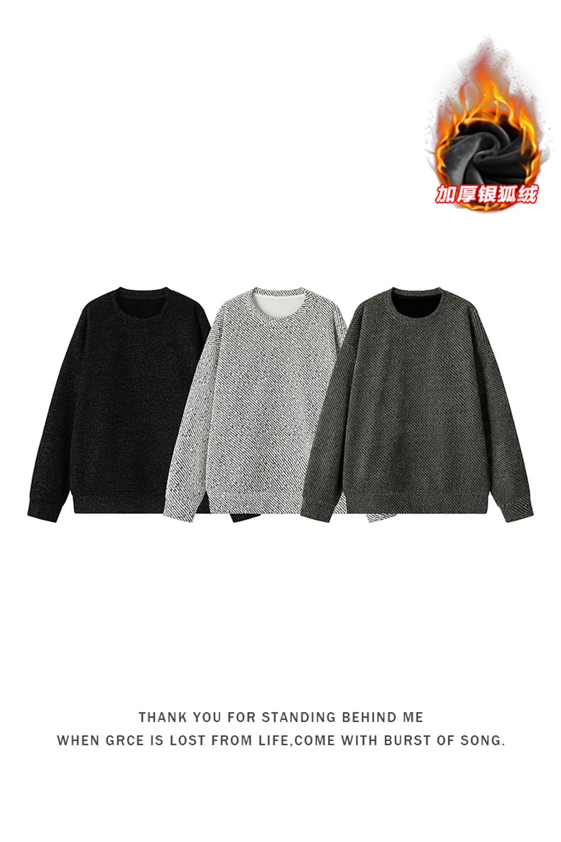 2025冬季新款面层：聚酯纤维W5064J加绒-特P40控78,男装卫衣,电商A001