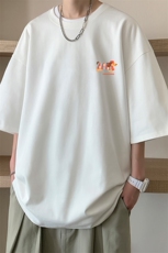 230g重磅纯棉短袖t恤男大码半袖半截袖DX17438-P20，男装T恤，电商A040