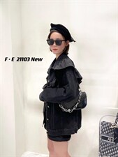 大荷叶边牛仔外套，其它，菲儿