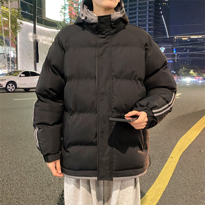 三防料抖音品质现货10W件宽松加绒加厚棉衣外套棉服BM333特P85,男装棉衣,电商A486