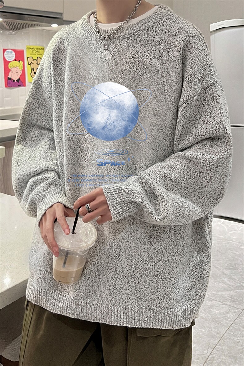 加厚加绒毛衣男大码毛线衣男针织衫男线衫M19241-P45加绒款-P65,男装针织衫/毛衣,电商A040