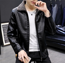 款PY06冬季新款韩版男士加厚PU皮棉衣2020男款棉服外套，男装皮衣，电商D310（原电商305）