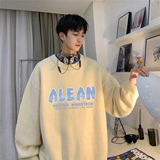 控78假两件毛衣男大码加绒针织衫男毛线衣M80291-P55加绒P70，男装针织衫/毛衣，电商A040
