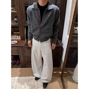 W10989-P63 网图现货 设计感针织开衫百搭翻领针织开衫毛衣外套图片