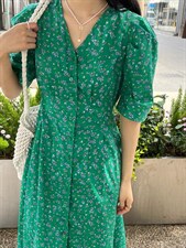 IMIZ｜NEWins韩系小碎花连衣裙，女装连衣裙，IMIZ