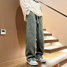牛仔裤男秋季潮大码休闲裤子高街N1763P45，男装牛仔裤，星座1116-2