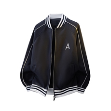WY208/P75春装新款高品质不起球刺绣卫衣男立领棒球服潮外套，女装短外套，电商基地A050