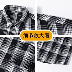 格子短袖袖衬衫深度库存当天配齐跑量款DS-C323-1-2352-TP28，男装衬衫，电商C323-1
