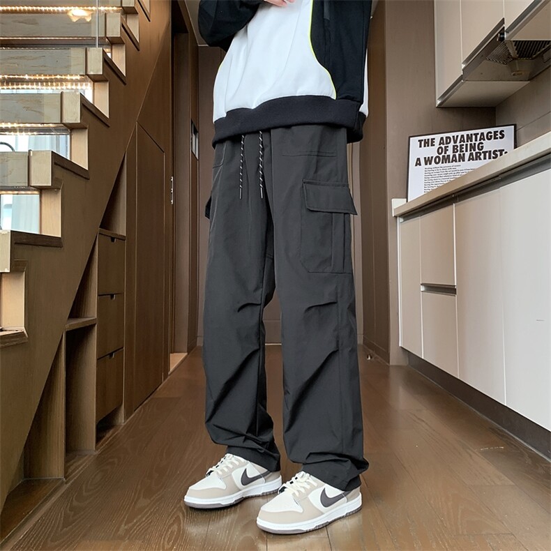 现货！秋冬男士大码工装裤冲锋裤宽松休闲裤 K76-特批38-控68图片