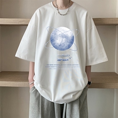 230g重磅纯棉短袖t恤男大码半袖半截袖DX17241-P20，男装T恤，电商A040