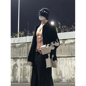 【有货】火焰灯芯绒外套男高级感美式休闲夹克JK7801CC-特P70图片