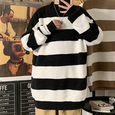 秋冬季男半高领条纹毛衣新款韩版潮流针织bf休闲潮线衣M216-P38，男装针织衫/毛衣，星座512-4
