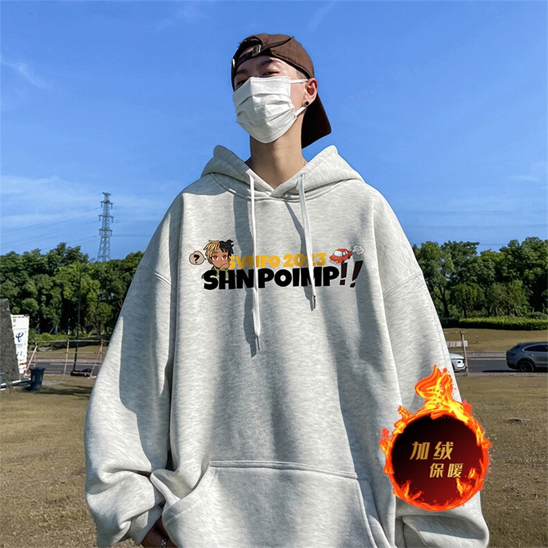 500克重磅秋冬美式加绒加厚卫衣外套DL1551常规特P35绒特P40,男装卫衣,电商A486