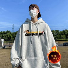 500克重磅秋冬美式加绒加厚卫衣外套DL1551常规特P35绒特P40，男装卫衣，电商A486