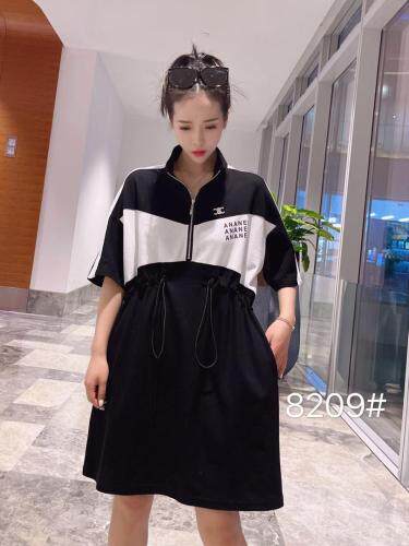 现货，夏季新款针织连衣裙，女装连衣裙，柏旺阁