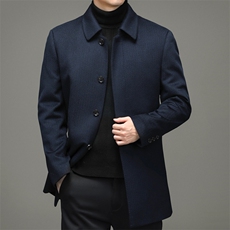 新款中年男鹅绒羽绒服冬季中年爸爸冬装休闲款外套YL6528-P530，男装羽绒服，电商B212（原钱塘6029）