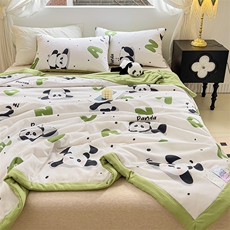 新款小清新柔软泡泡棉夏凉被被子空调被夏被，被套/被芯，一起卖家纺