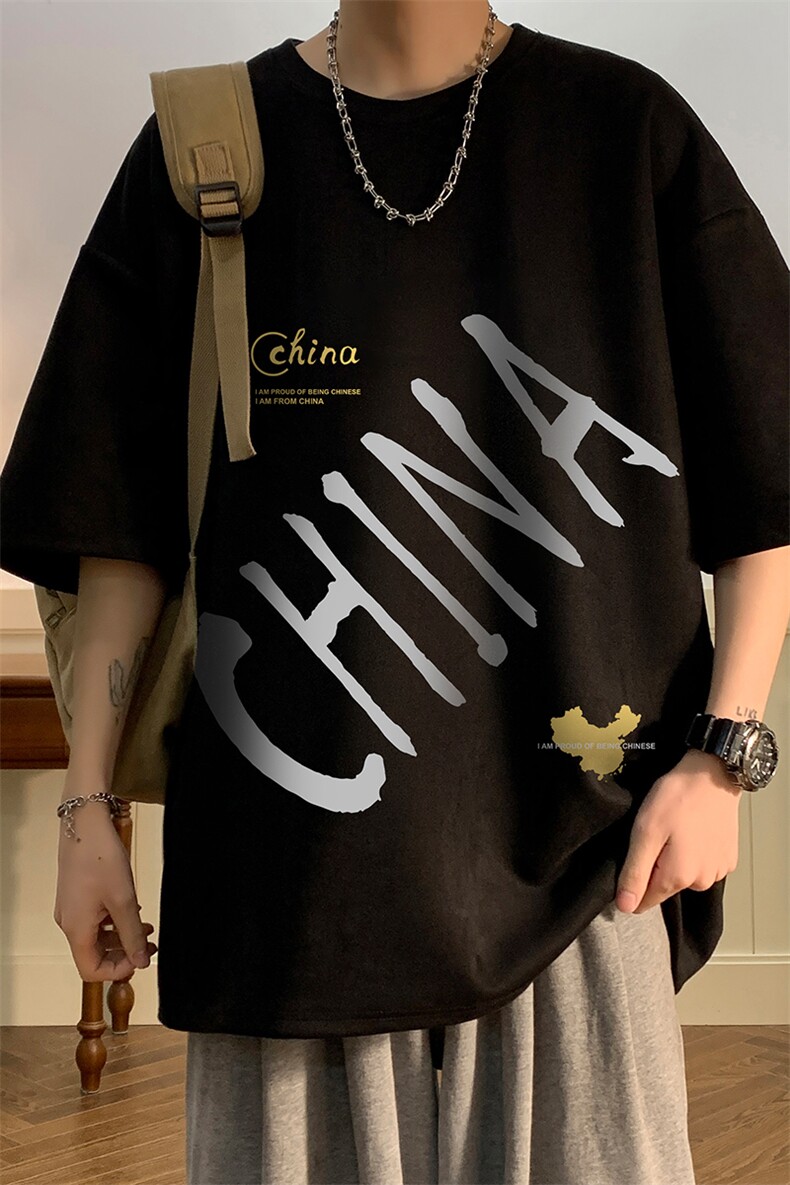 麂皮绒短袖t恤男大码半袖男JD82208-P25,男装T恤,电商A040