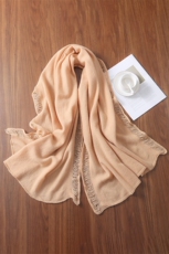 时尚百搭冬季加厚保暖针织围巾流苏设计纯色简约，围巾，九月九羊绒