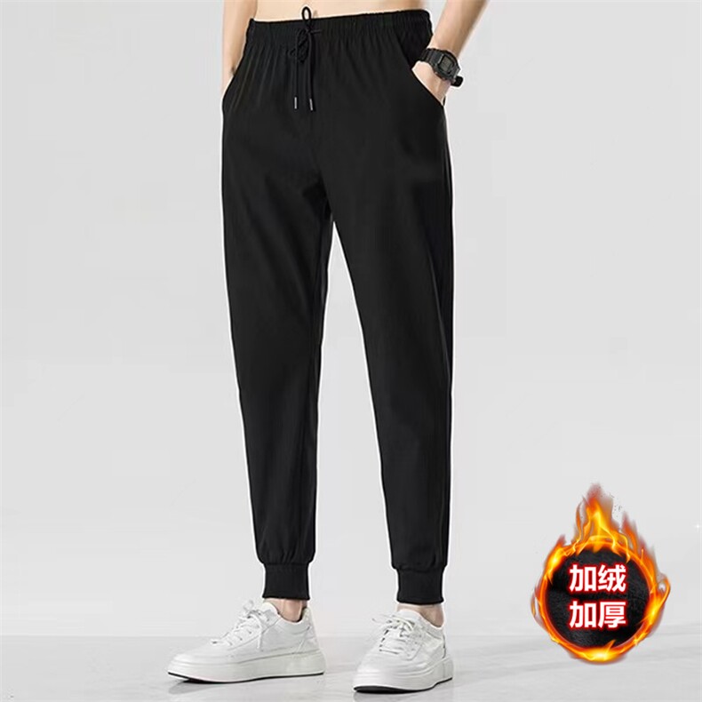 外贸跨境货源现货2025秋冬新款潮流男休闲印花大码运动长裤加绒，女装休闲裤，星座1816-2（原1210–2）