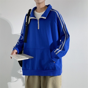 ！秋季上衣男圆领卫衣男装港风长袖t恤男外套男W106-P38图片