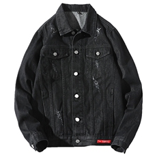 店主风男士牛仔外套秋季新款衣服韩版潮流大码百搭夹克8123-P75，男装夹克，电商A318