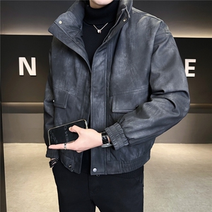 新标90绒 男士皮羽绒服冬季2025新款立领外套 A313-888-P305图片