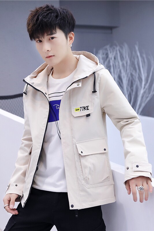 20新款男士工装外套春季潮流百搭休闲帅气潮牌衣服5013-j,男装夹克,星座1105