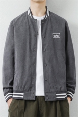 复古日系潮牌棒球服春秋季新款刺绣灯芯绒夹克外套男青年JK85-P50，男装夹克，星座1403A