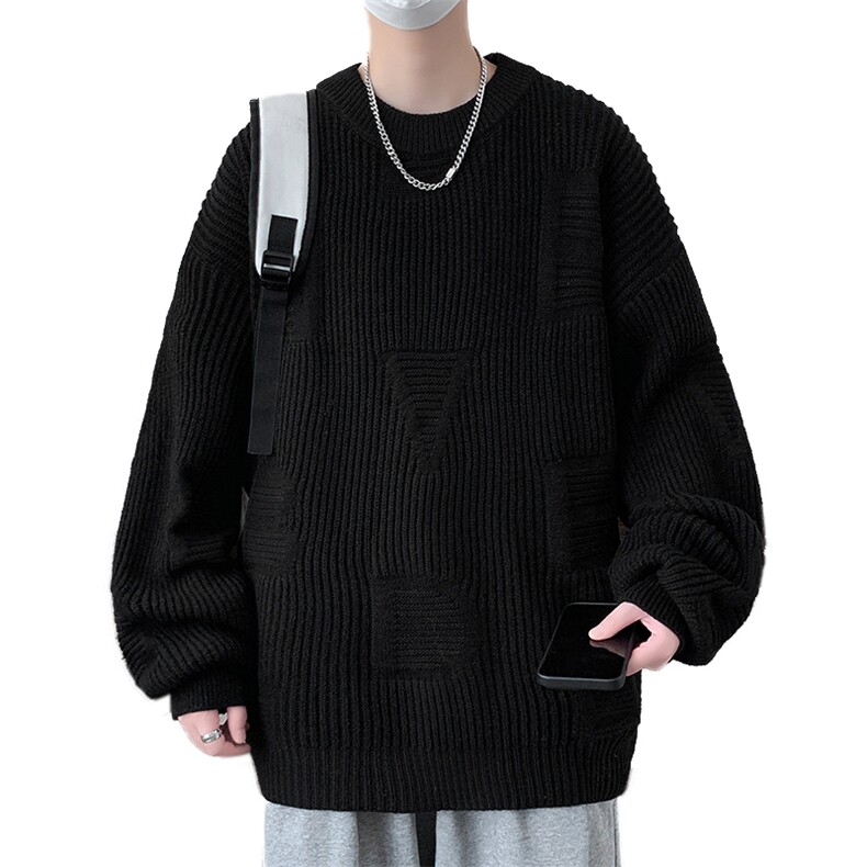 【新品】2025秋冬男士时尚休闲百搭针织毛衣潮流-M5092-P45,男装针织衫/毛衣,星座1105-1