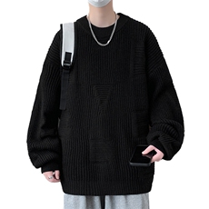 【新品】2025秋冬男士时尚休闲百搭针织毛衣潮流-M5092-P45，男装针织衫/毛衣，星座1105-1