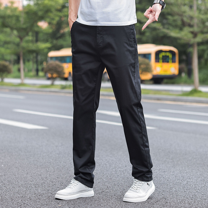 春夏季休闲裤男裤子男宽松直筒裤百搭西裤6602-p40长期有货,男装西裤,星座224-1