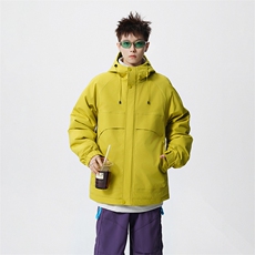 现货5W件冬季三防美式boxy解构连帽雪山冲锋衣棉衣男女棉服厚外套，男装夹克，电商A486