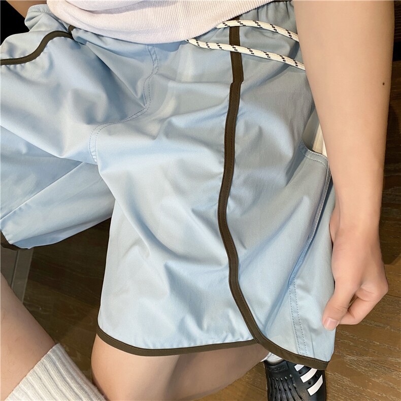 抖音品质户外机能潮流撞色拼接宽松短裤B315-K25748-特p35控68,男装休闲裤,电商B315