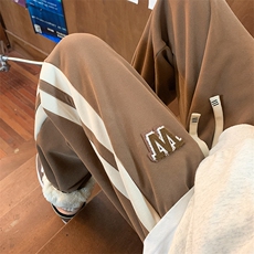 大货足休闲裤男加绒加厚宽松阔腿束脚裤416B-KLJ309-P60限78，男装休闲裤，星座416B-1