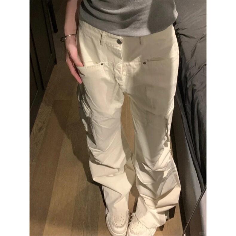 GZK278LL-P60美式复古工装裤男宽松直筒阔腿裤子,男装工装外套,星座1007（原301D）