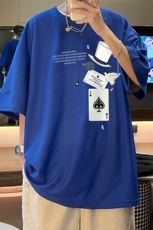 华夫格t恤男短袖男大码五分袖酒店风HT73373-P22，男装T恤，电商A040