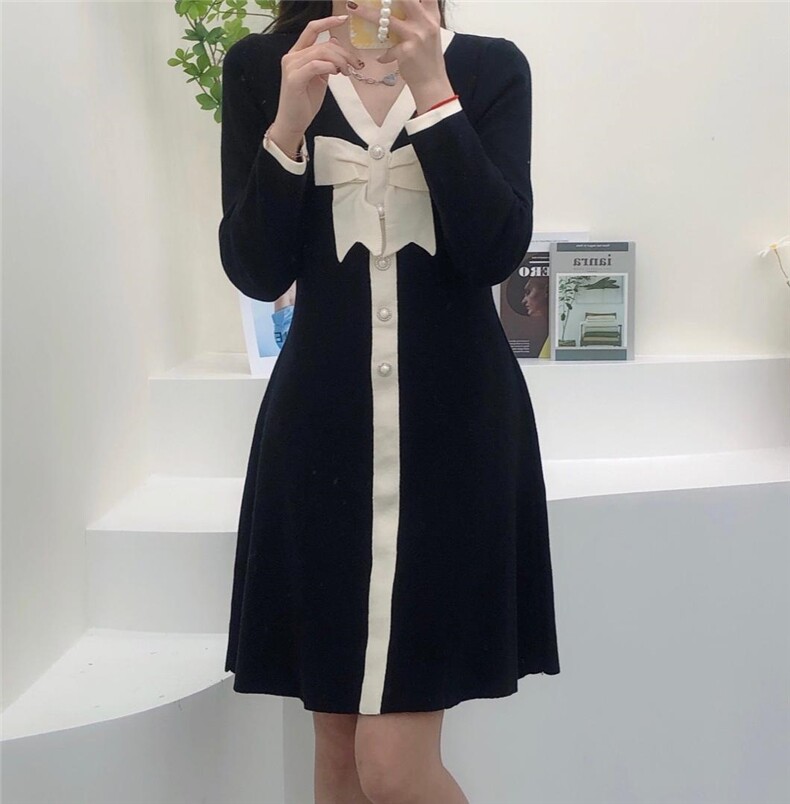 兔绒包蕊纱连衣裙，女装连衣裙，梦由