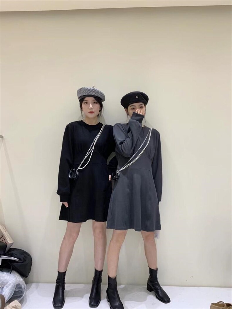 针织连衣裙，女装连衣裙，时尚秀衣阁