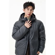 90%绒新标有报连帽韩版宽松羽绒服外套Y995/P350现货，男装羽绒服，星座202