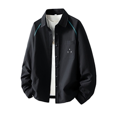 春季新款男士衬衫外套青少年拼色宽松工装夹克上衣GS60102，男装夹克，星座1206（原A206）