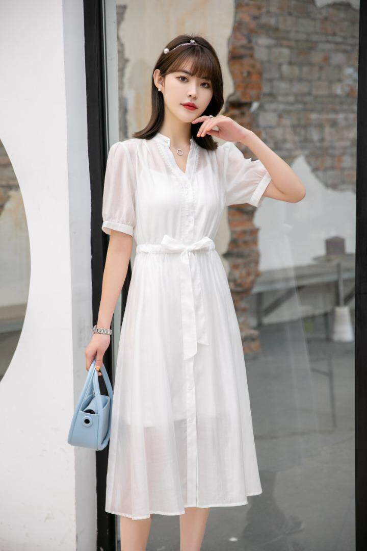 现货）两件套天丝裙，女装，伊娜蕾尔