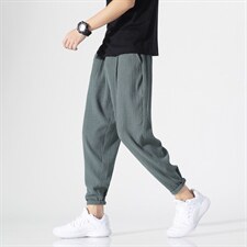 1春夏休闲冰丝裤男潮流时尚休闲男裤九分裤A210-K311-P30，男装休闲裤，星座210-3