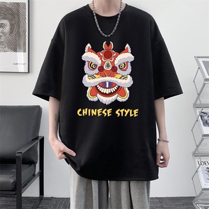 麂皮绒短袖t恤男大码半袖男 JD82185-P25图片