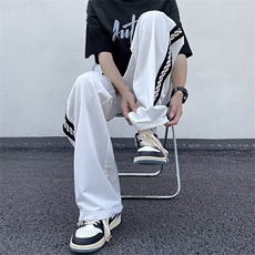 休闲裤休闲裤潮流夏季时尚潮牌潮长裤宽松型日系气质男KK124-P35，男装休闲裤，星座911-3